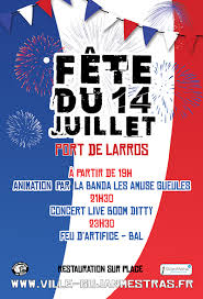 A bordeaux, le bal se déroulera le lundi 14 juillet quai richelieu. Fete Du 14 Juillet Gujan Mestras En Fetes
