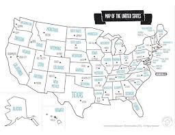 Printable Map Of The Usa Mr Printables States And Capitals Printable Maps United States Map