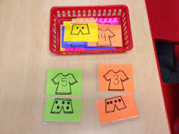preschool my clothes theme number math activity activities clothing themes 