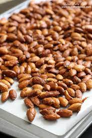Sweet And Spicy Almonds Recipe Grace And Good Eats Spicy Almonds Almond Recipes Sweet And Spicy