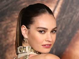 Actress criptic Lily James