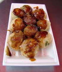 2bh kentang besar (rebus, haluskan) isian: Takoyaki