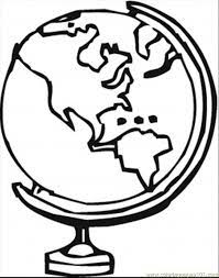 Plants are the backbones of all life on earth. World Globe Coloring Pages Coloring Home