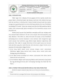 Ketahui cara membuat laporan keuangan dari contoh laporan keuangan berikut ini. Pdf Panduan Review Jurnal Fix Pdf 1 Khairunnisa Khairunnisa Academia Edu