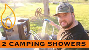 Portable Camping Showers Companion Aqua Cube Logic Oz Trail Shower Bucket Review Youtube Portable Camping Shower Camping Shower Camping