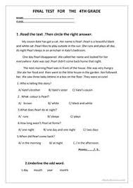 Fourth grade language arts common core state standards. English Esl Grade 4 Worksheets Most Downloaded 38 Results