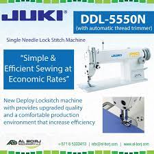 Juki Ddl 5550n 1needlelockstitch Machine With Automatic Threadtrimmer Ddl 5550 Series Provides Upgraded Quality And A Machine Juki Efficiency