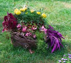 Check spelling or type a new query. Beautiful Basket Of Flowers In The Garden Landscape Stock Photo Picture And Royalty Free Image Image 15066167