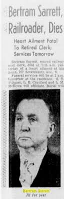 Bertram “Bert” Sarrett (1879-1958)