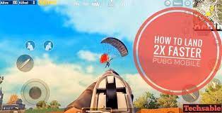 How To Land Faster In Pubg Mobile 2x Faster Landing Enemy Survival