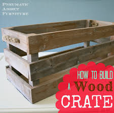 You can find free wooden deck plans at www.deckplans.com. How To Build A Wood Crate Pneumatic Addict