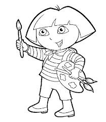 Pin By Zoubida On Colouring Nick Jr Coloring Pages Halloween Coloring Pages Dora Coloring