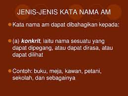 Kata nama am other contents Kata Nama Am Ppt Download