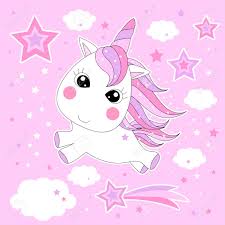 Unicorn merupakan makhluk mitologi yang sangat terkenal di dunia. Cute Little White Magic Unicorn Pink Background Fantasy Animal Royalty Free Cliparts Vectors And Stock Illustration Image 129010436
