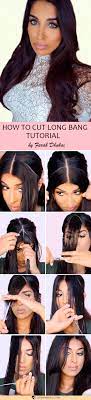 Hold the scissors horizontally in the opposite hand and trim the hairs hanging underneath your fingers. Not Only Hairstylists Know How To Cut Bangs Lovehairstyles Com