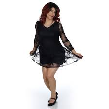Crossdresser Little Black Dress with Lacy Brocade – DressTech Store