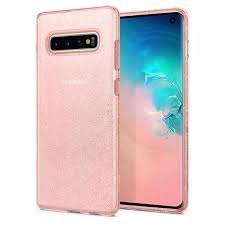 Spigen Samsung Galaxy S10 Plus Liquid Crystal Glitter Case Rose Quartz Capas De Celular Acessorios Para Celular Celulares