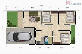 Denah rumah minimalis 3 kamar 1 lantai. Desain Rumah Type 45 Minimalis Biaya Dan Denah