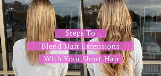 My hair used to be just past my shoulders, until i decided to hair a rhianna bob and then eventually went as. Steps To Blend Hair Extensions With Your Short Hair Amazingbeautyhair