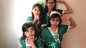 حمده واخواتها تجهيزات اليوم الوطني ام شعفه تغني في الشارع لايفوتكم youtube