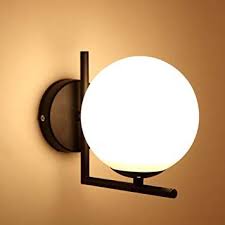 Originale, elle embellit votre intérieur tout en 1. Ztmn Applique Murale Avec Globe En Verre E27 35 Wall Lights Wall Lamp Gold Wall Lights