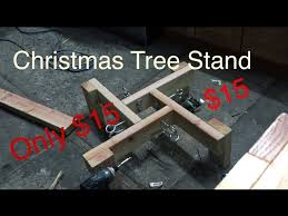 How to build Christmas tree stand for cheap $15