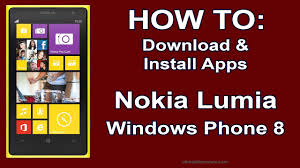 How To Download Install Apps Nokia Lumia Windows Phone Youtube