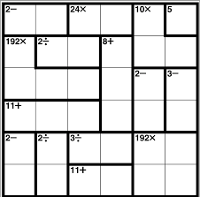 Kenken is a new kind of logic puzzle from japan by tetsuya miyamoto, who thought people were being failed by conventional methods of teaching. Kenken Puzzle Please Help Our User Solve This 2 13 19 Ny Facebook