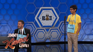 Jimmy Kimmel Vs 14 Year Old Spelling Bee Winner Youtube