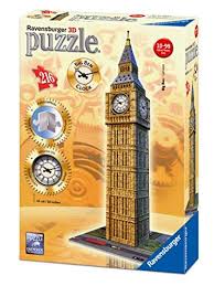 Ravensburger 3d puzzle big ben. Buy Ravensburger Big Ben 3d Puzzle Includes Real Working Clock 216 Piece Features Price Reviews Online In India Justdial
