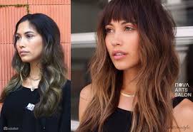 So, here are a few things to consider before grabbing the shears or calling the key to beautiful long hairstyles with bangs is keeping your fringe fresh. 17 Trendiest Long Layered Hair With Bangs For 2021