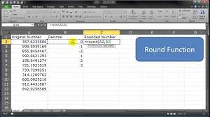 What is the formula for rounding in excel? Using The Round Function In Excel Youtube