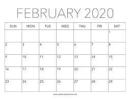 Are you looking for the month of february calendar to download and print for free? Printable February 2020 Calendar Calendar Options