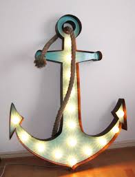 Giant Anchor Light Teal Light Helles Blaugrun Ankerliebe Licht
