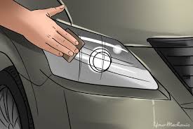 Cleaning is easier if you rinse your headlights first and allow them to soak a little bit before scrubbing the debris and bugs off. How To Clean Oxidized Headlights Yourmechanic Advice