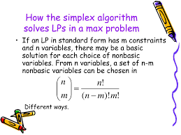 Ppt The Simplex Algorithm Powerpoint Presentation Free Download Id 518004