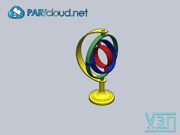 Gyroscope 3d Animation