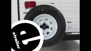 This spare tire mount can be mounted on our road warrior trailers.it fits 5, 6 and 8 bolt wheels and made with heavy 1/2 plate steel construction. Etrailer Ultra Fab Folding Spare Tire Carrier For Trailer And Rv Bumpers Review Youtube