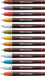 A technical pen is a specialized instrument used by an engineer, architect, or drafter to make lines of constant width for architectural, engineering, or technical drawings. Rotring Stylo A Encre Rapidographe Noir Galaxus