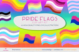 Svg means scalable vector graphic, which means that the graphics can be scaled to various sizes without quality reduction. Lgbtq Flag Clipart Pride Month Rainbow Illustration Design 678408 Sublimation Design Bundles