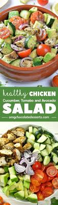 Healthy Chicken And Avocado Salad Recipe Lunch Recipes Quick Easy Meals Healthy