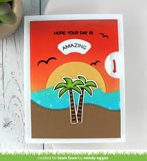 Gift bags are often made from a heavier weight of paper that is just the right weight. Lawn Fawn Video 6 25 18 A Sunset Reveal Wheel Card By Mindy Lawn Fawn