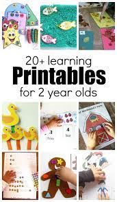 Printable worksheets for toddlers age 3 years, your kids can practice coloring pictures, counting up to 5, and tracing lines, shapes, letters, numbers. 20 Learning Activities And Printables For 2 Year Olds