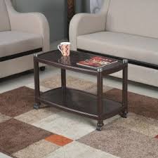 Zuchi coffee table in high gloss finish with metal slice effect $349 this uniquely design coffee table demands attention. White Coffee Tables Buy White Coffee Tables Online At Best Prices In India Flipkart Com