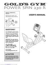 Golds.gym exercise.bike 300i manual / dp exercise equipment replacement parts | reviewmotors.co / the gold s gym 400r is a mid range recumbent bike designed for home use. Gold S Gym Power Spin 230 R Manuals Manualslib