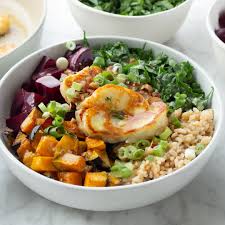 Crispy halloumi bowl