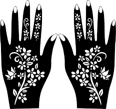 Henna Hands Temporary Tattoo Body Art Sticker Stencil Henna Patterns Hand Henna Tattoo Stencils Henna Stencils