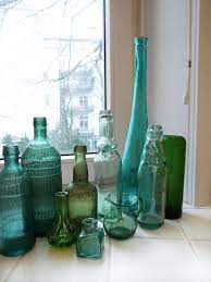 Finden sie fur jeden anlass und stil das passende accessoire fur ihr zuhause. Flaschengrun Flaschen Badezimmer Deko Turkis Dekoration