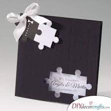 A Puzzling Invitation A Fun Game For Your Guests Handmade Wedding Invitations Wedding Cards Handmade Wedding Invitations Diy