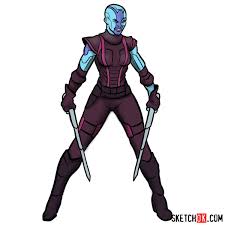 How To Draw Nebula From Guardians Of The Galaxy Sketchok More tutorials in guardians of the galaxy. how to draw nebula from guardians of